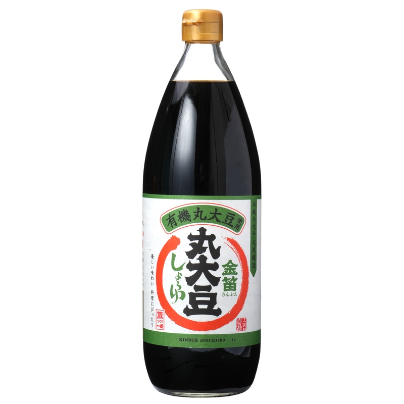 笛木醤油 金笛　丸大豆しょうゆ 1リットル