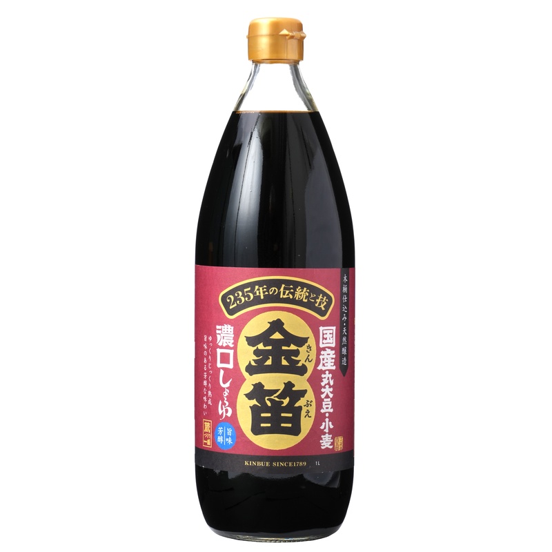 笛木醤油 金笛　濃口しょうゆ 1リットル
