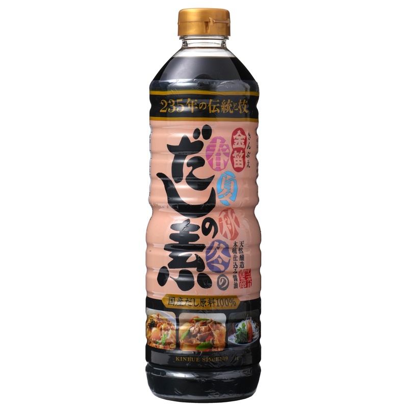 笛木醤油 金笛　春夏秋冬のだしの素 1リットル