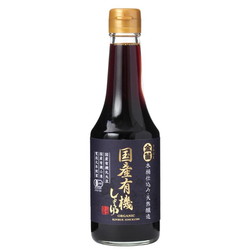 笛木醤油 金笛　国産有機しょうゆ 300ml