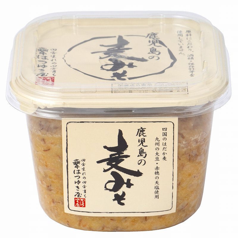 はつゆき屋 鹿児島の麦みそ（カップ） 500g