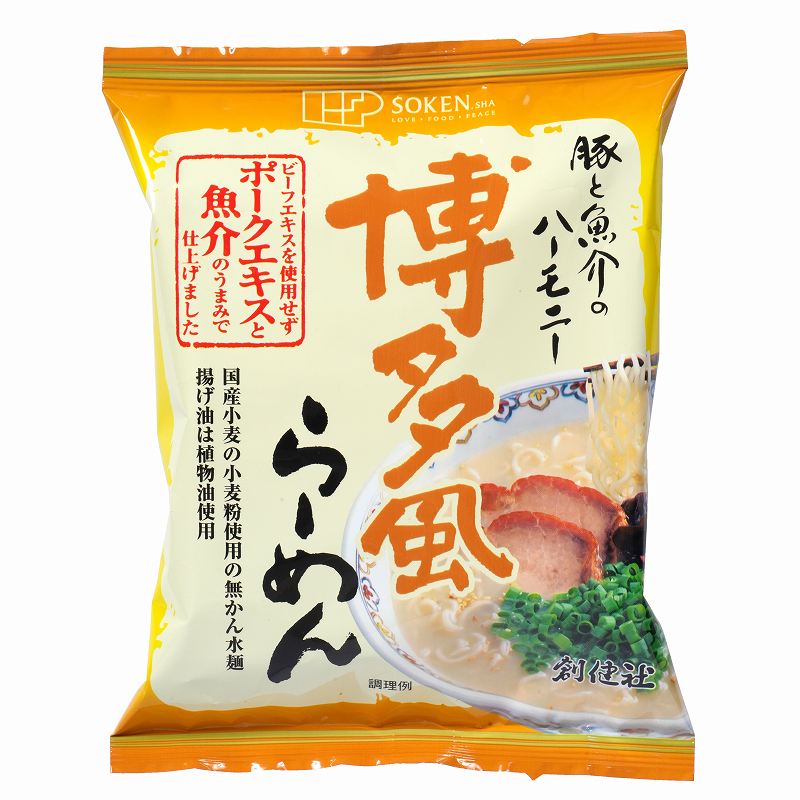 創健社 博多風らーめん 106g