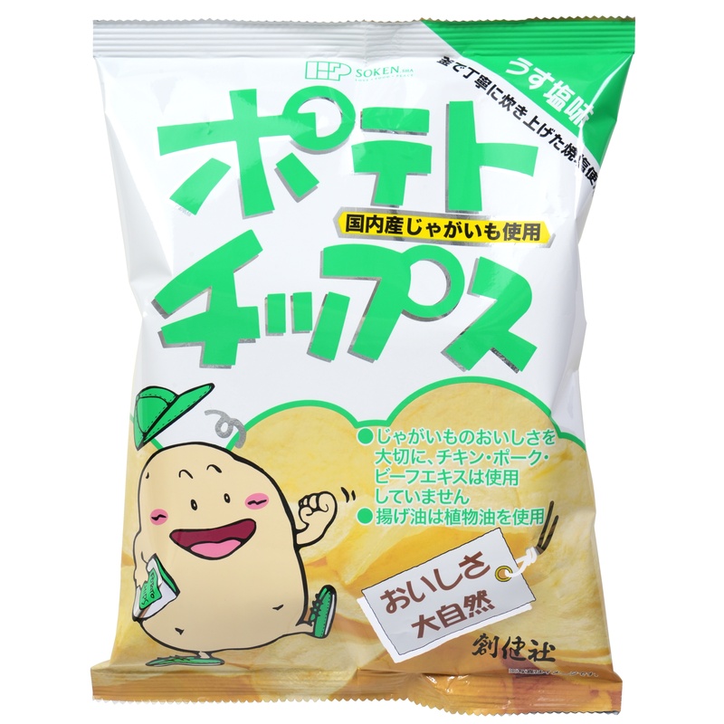 創健社 ポテトチップス　うす塩味 60g