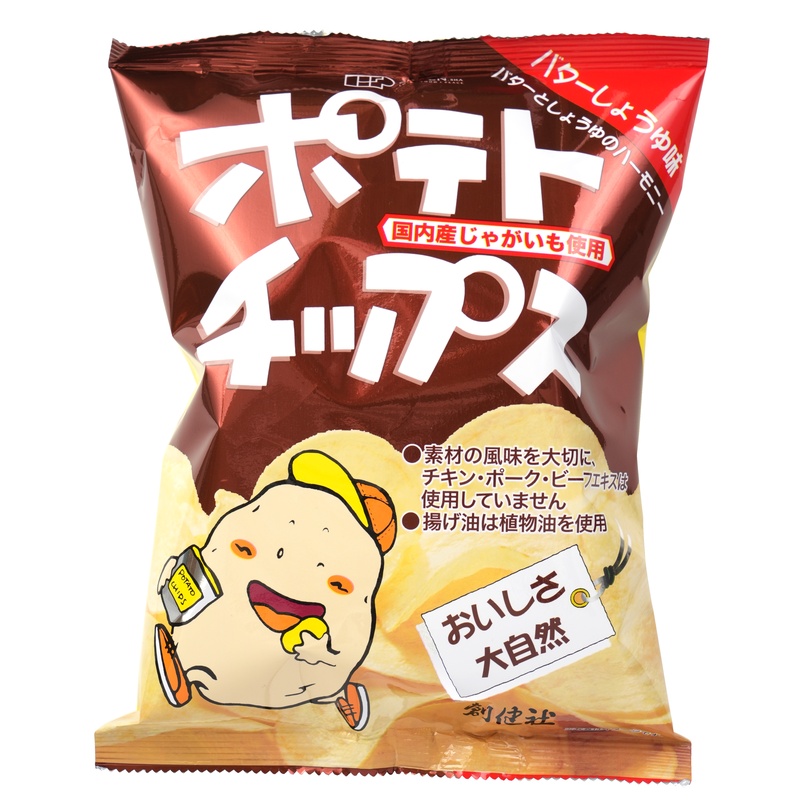 創健社 ポテトチップス　バターしょうゆ味 60g