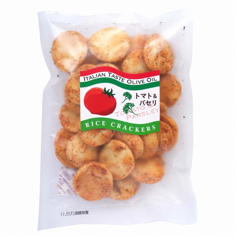 味泉 ライスクラッカー　トマト＆パセリ 80g