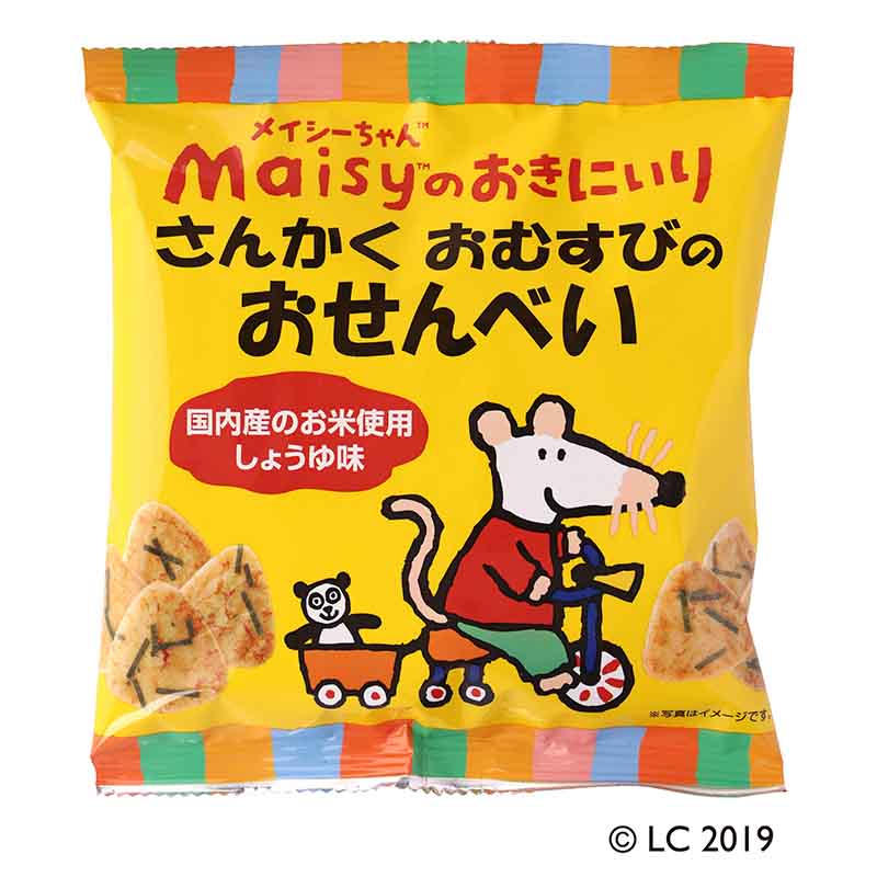 創健社 メイシーちゃん（ＴＭ）のおきにいり　さんかくおむすびのおせんべい 35g