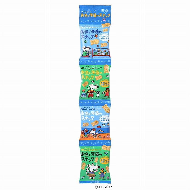 創健社 メイシーちゃん（ＴＭ）のおきにいり　お魚と海藻のスナック 10g×4