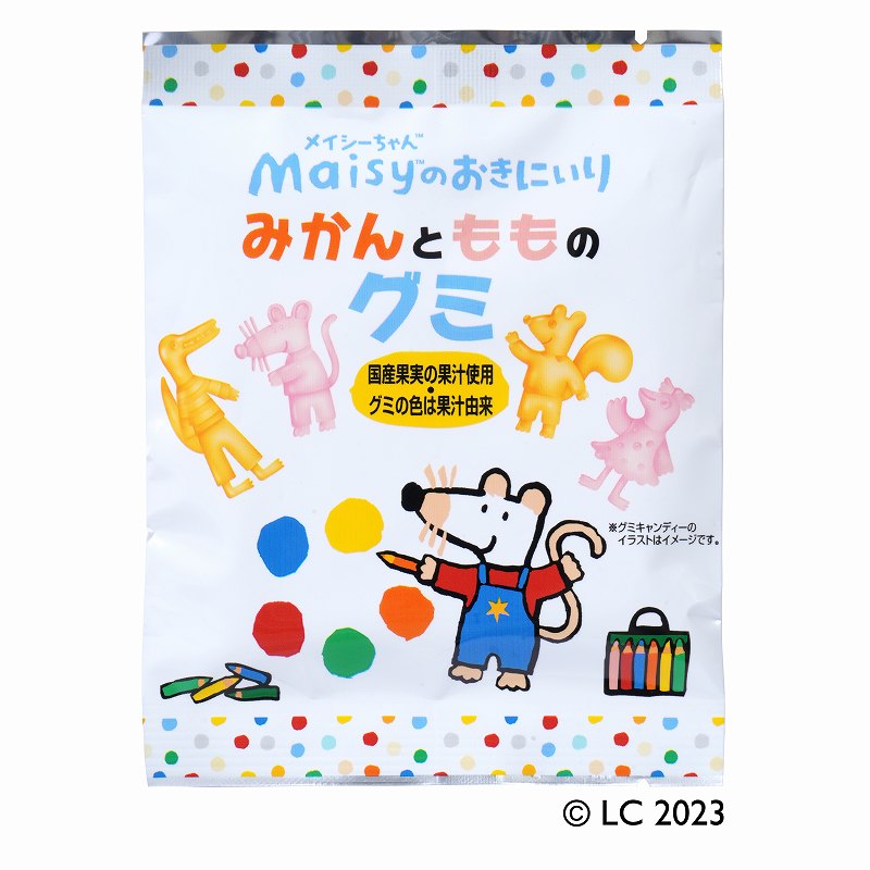 創健社 メイシーちゃん（ＴＭ）のおきにいり　みかんともものグミ 8粒