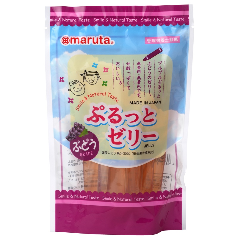 太田油脂 ぷるっとゼリーぶどう 16g×8本