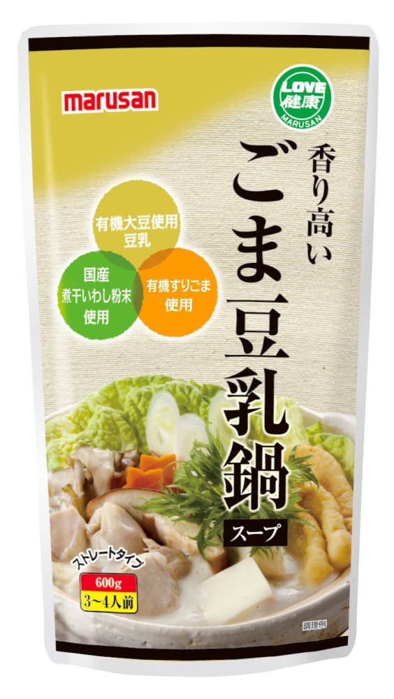 マルサン 香り高いごま豆乳鍋スープ 600g