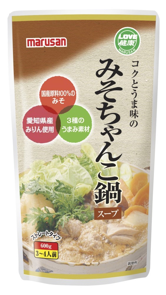 マルサン コクとうま味のみそちゃんこ鍋スープ 600g