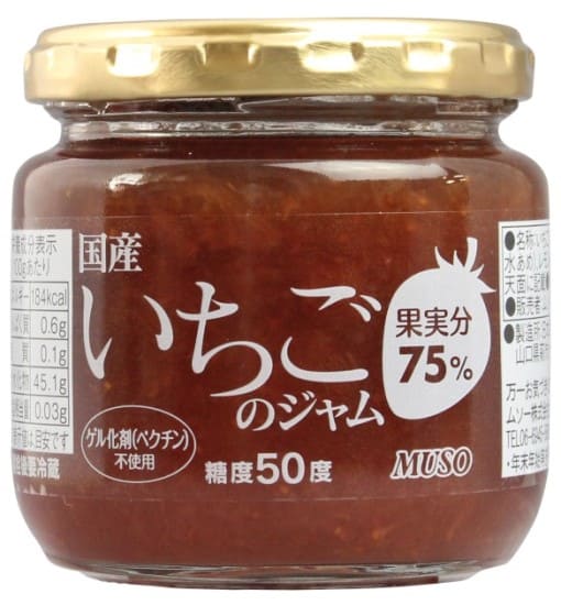 ムソー 国産いちごのジャム 200g
