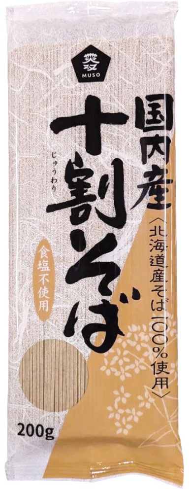 ムソー 国内産・十割そば 200g
