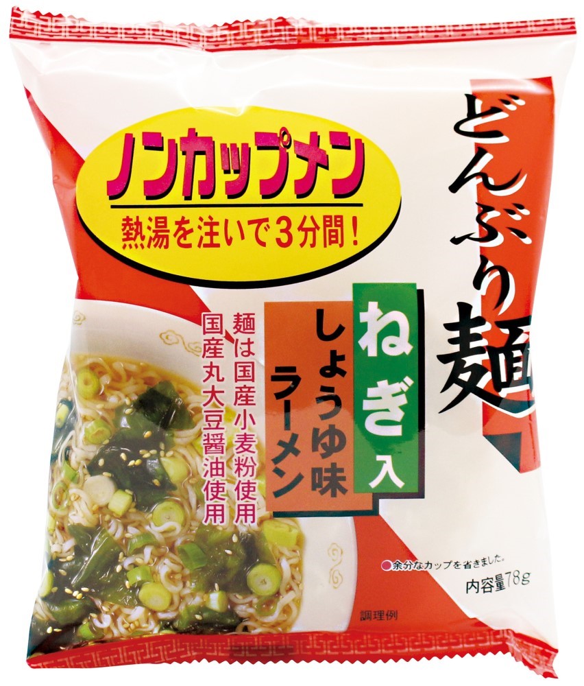 トーエー どんぶり麺・しょうゆ味ラーメン 78g