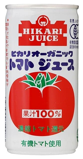 ヒカリ オーガニックトマトジュース 190g
