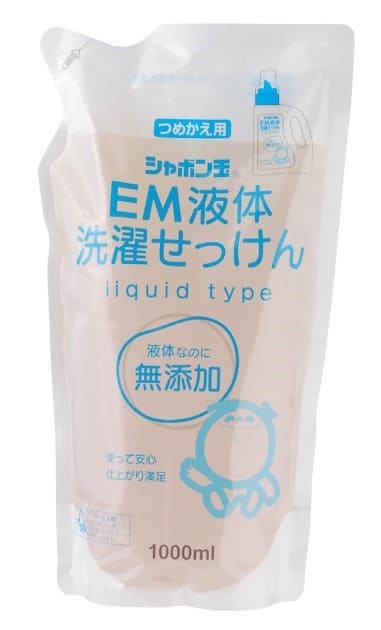 シャボン玉 ＥＭ液体洗濯せっけん・詰替 1000ml