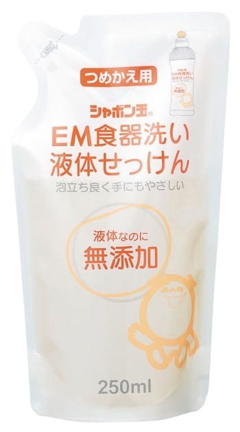 シャボン玉 ＥＭ食器洗い液体せっけん・詰替 250ml