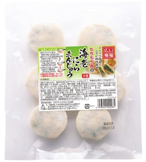 美勢商事 口福広場・海老にらまんじゅう 180g(6個)