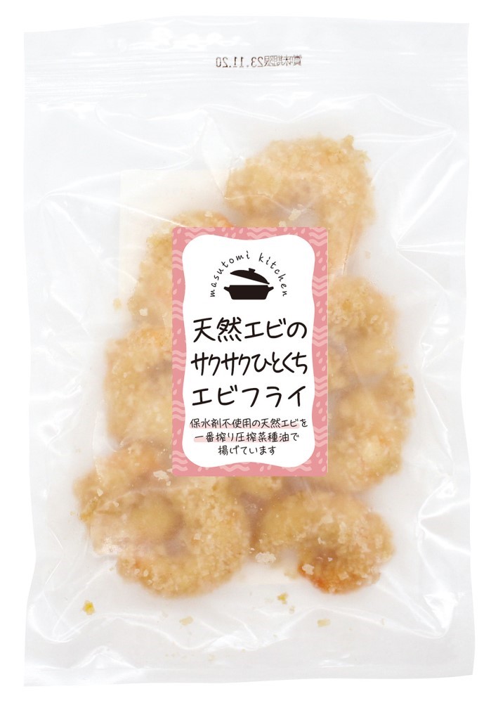 マストミ 天然エビのサクサクひとくちエビフライ 100g