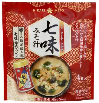 ひかり味噌 七味みそ汁　八幡屋礒五郎