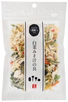 吉良食品白菜みそ汁の具