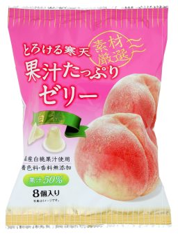 片山食品 とろける寒天 果汁たっぷりゼリー 白桃